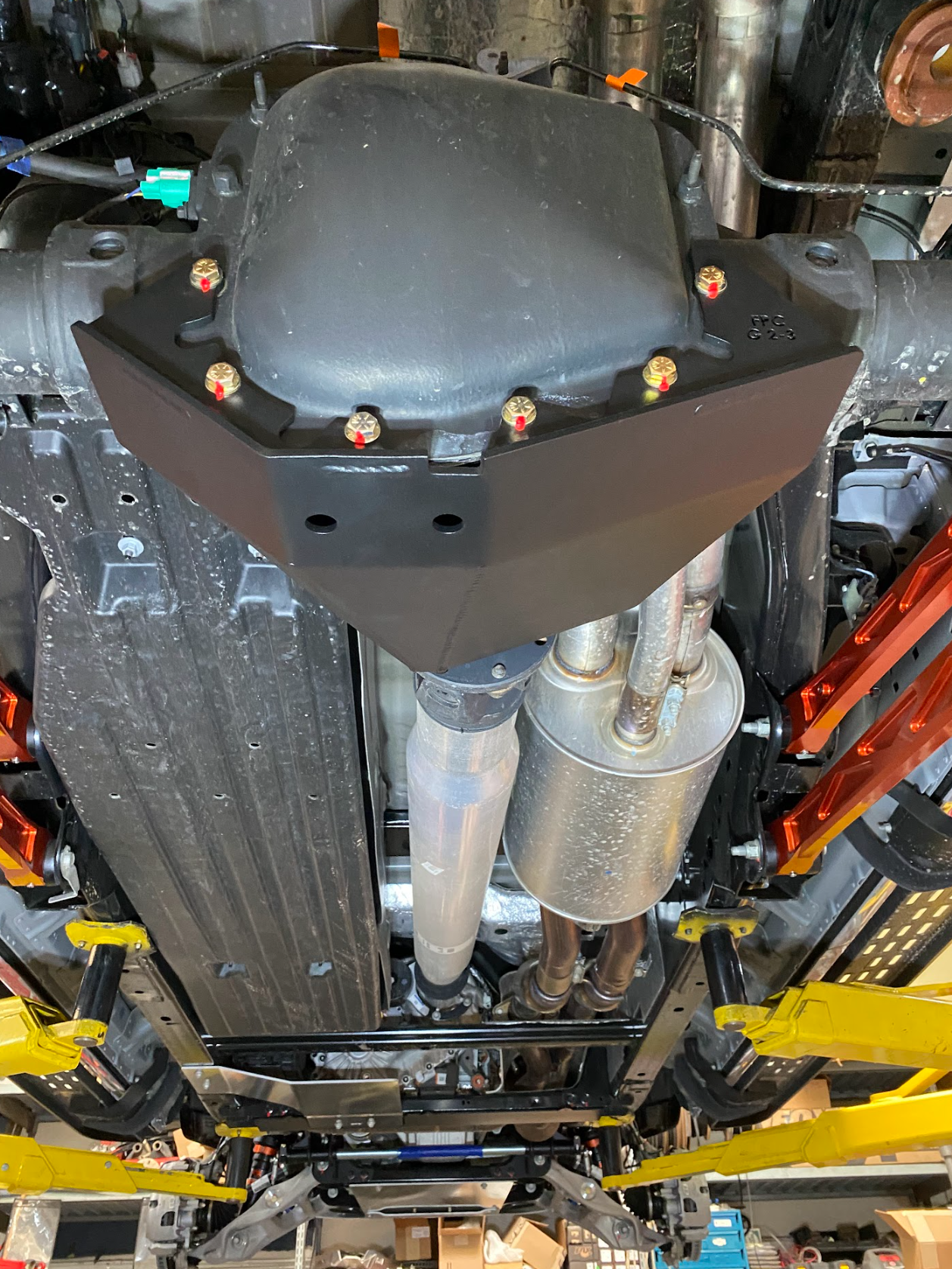 FOUTZ MOTORSPORTS - Rear Differential Skid Plate Kit (17-24 RAPTOR)