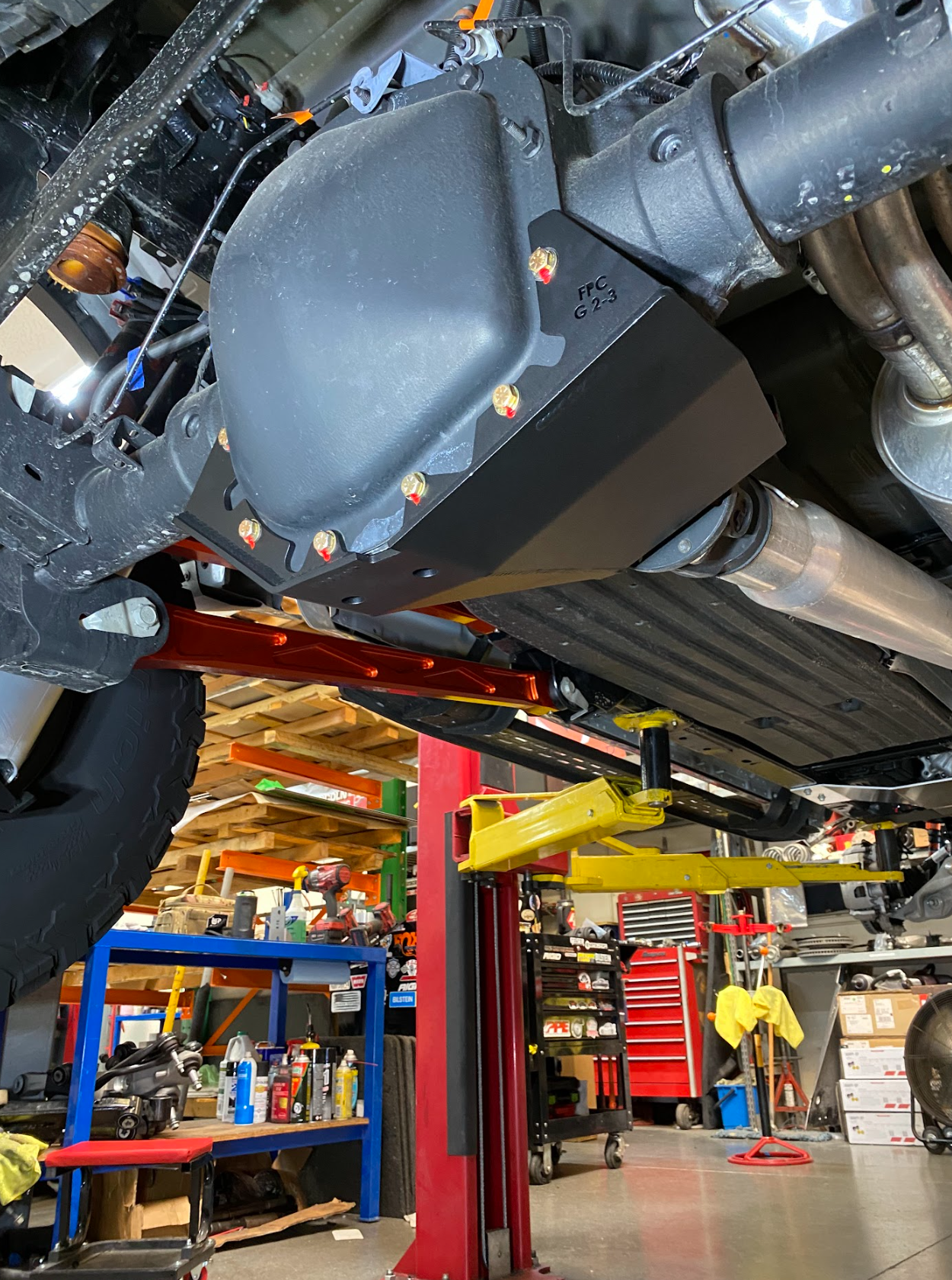 FOUTZ MOTORSPORTS - Rear Differential Skid Plate Kit (17-24 RAPTOR)