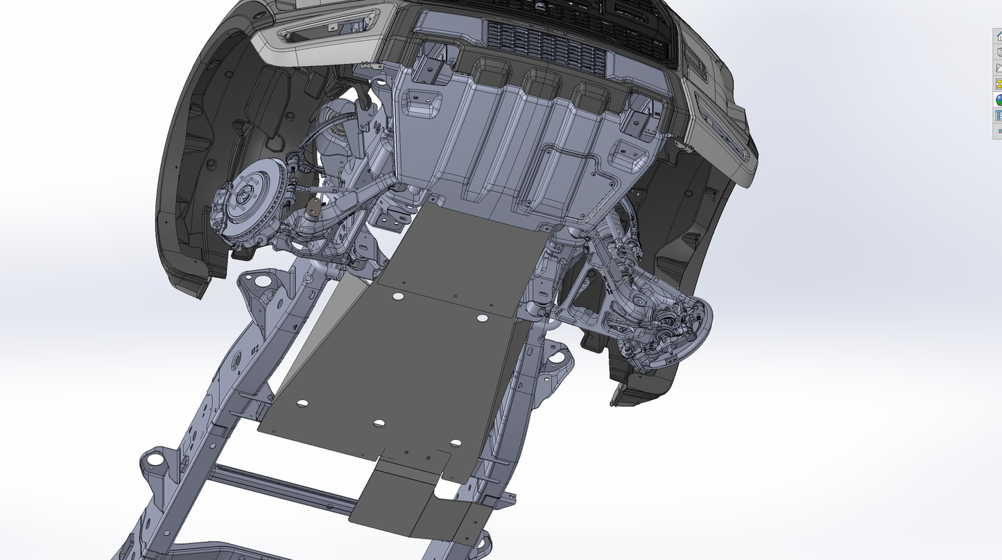 FOUTZ MOTORSPORTS -Skid Plate Kit (17-24 RAPTOR)