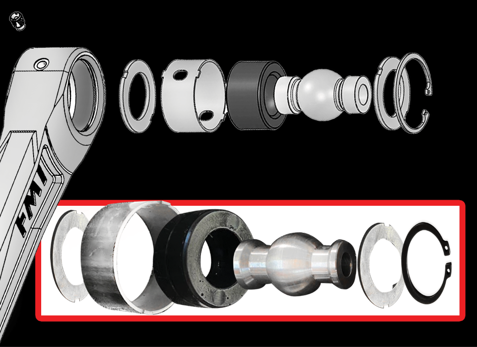FOUTZ MOTORSPORTS - Billet Aluminum Rear Suspension Arms with Ultra-Flex Joints ( 21-24 RAPTOR)