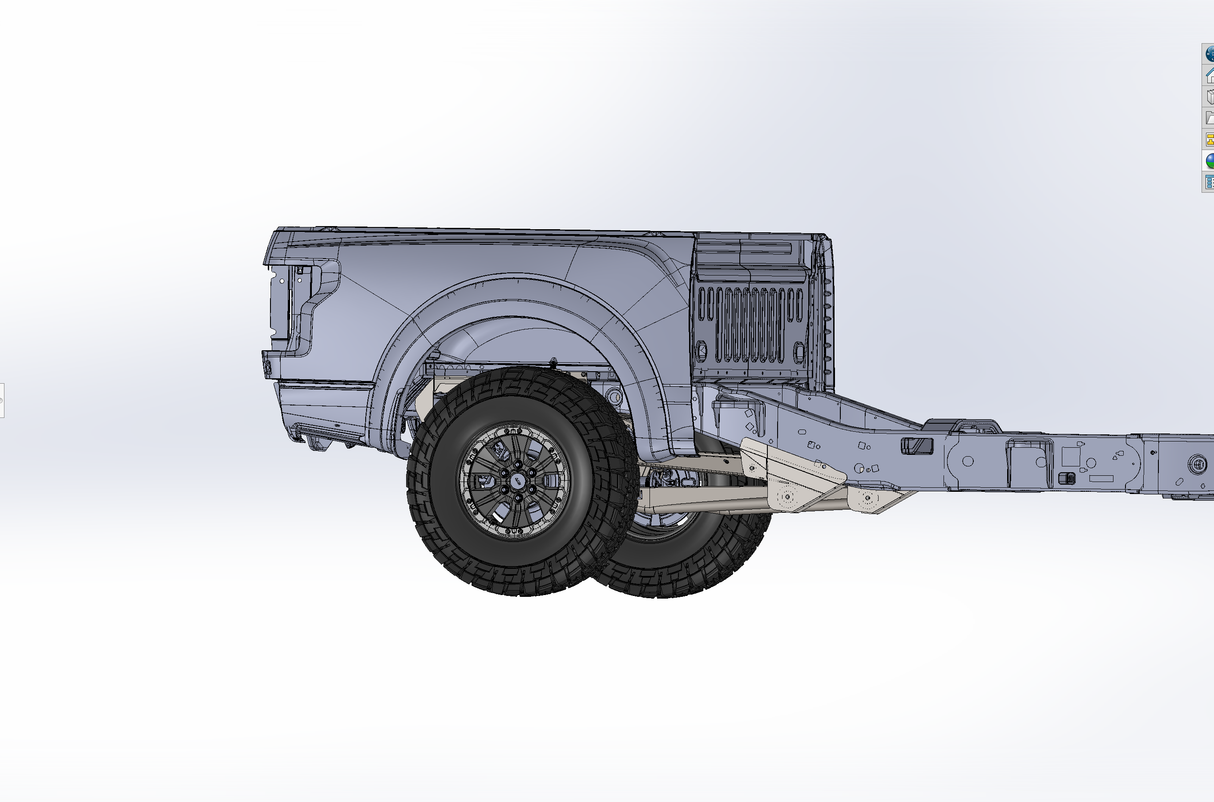 FOUTZ MOTORSPORTS - Long Travel Rear Suspension Kit( 21-24 Gen 3 Raptor)