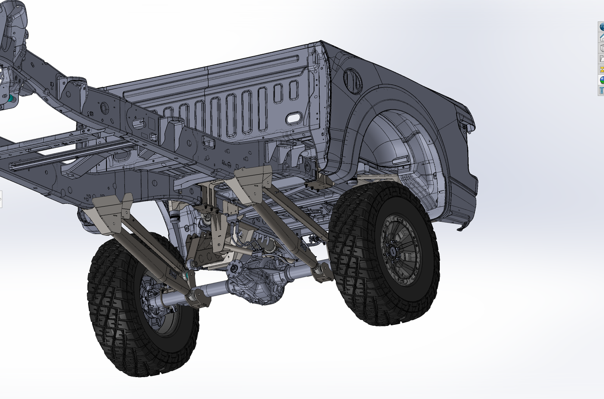 FOUTZ MOTORSPORTS - Long Travel Rear Suspension Kit( 21-24 Gen 3 Raptor)
