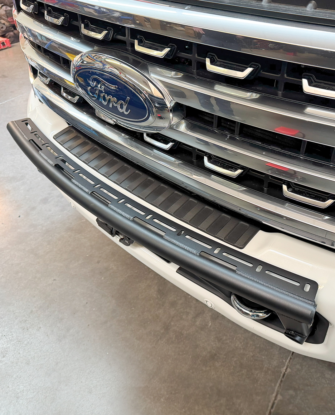 FOUTZ MOTORSPORTS | 2017-2022 FORD F-250 SUPER DUTY FRONT LIGHT MOUNT KIT (STOCK BUMPER)