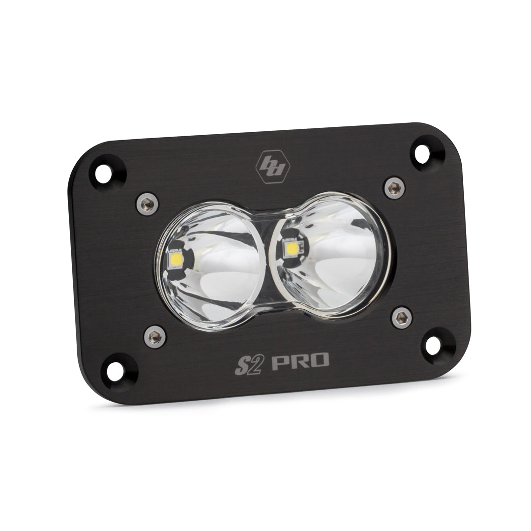 BAJA DESIGNS | S2 Pro Black Flush Mount LED AUXILIARY LIGHT