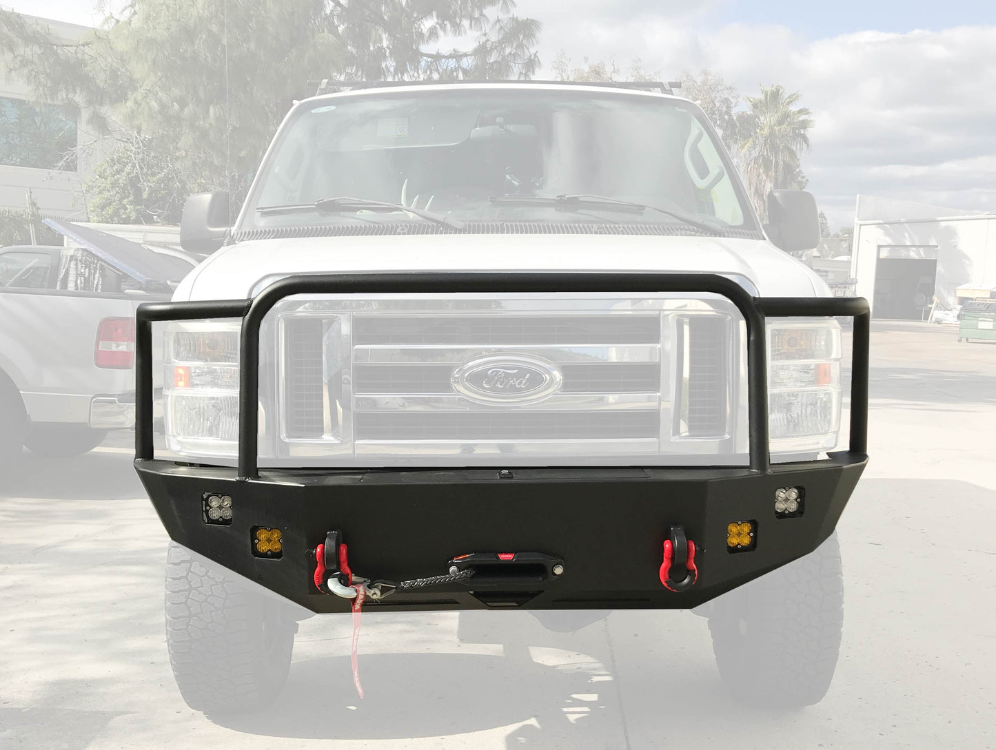 ALUMINESS - FRONT WINCH BUMPER (E-SERIES 2008+)