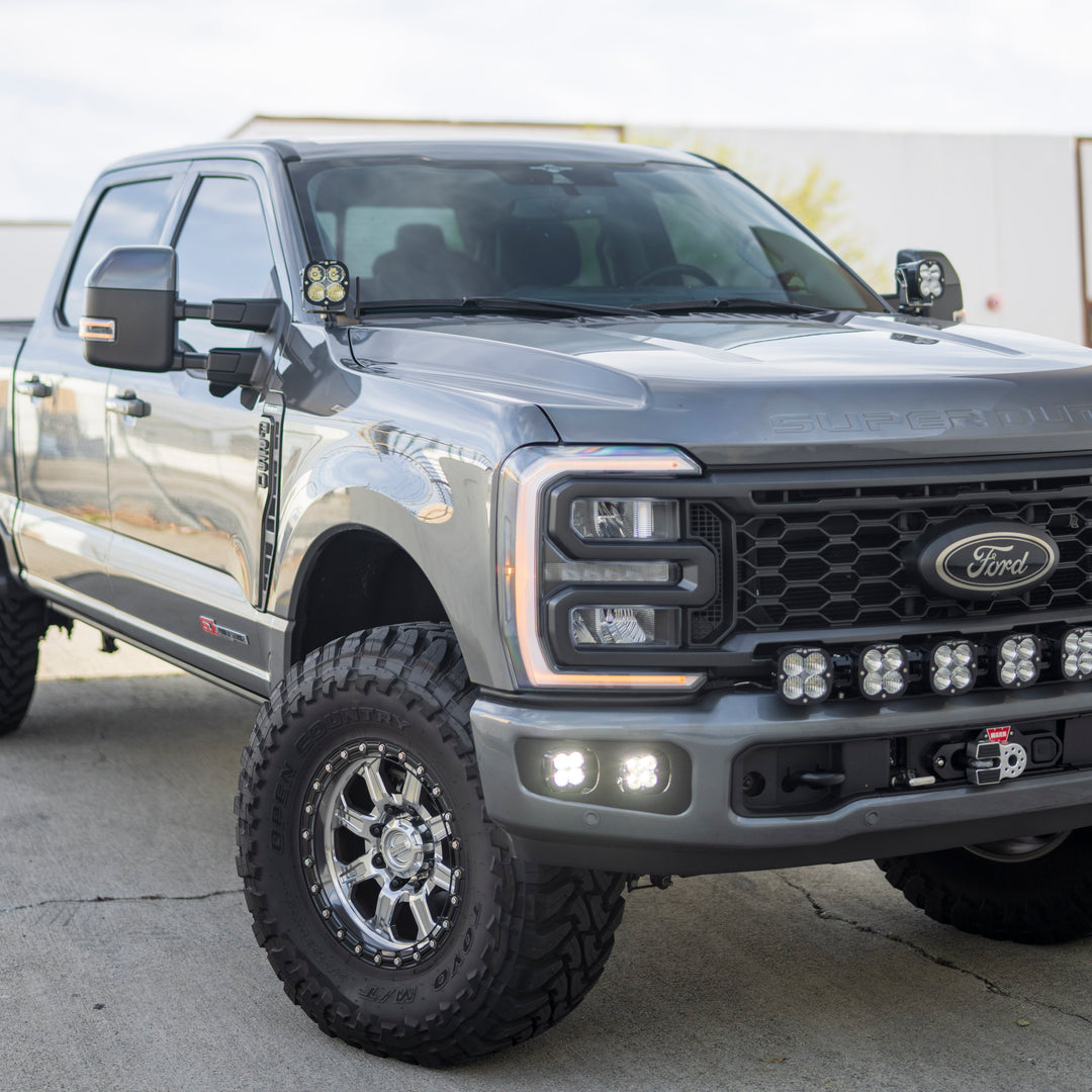 BAJA DESIGNS | XL SERIES A-Pillar Light Kit | 2023+ FORD SUPER DUTY