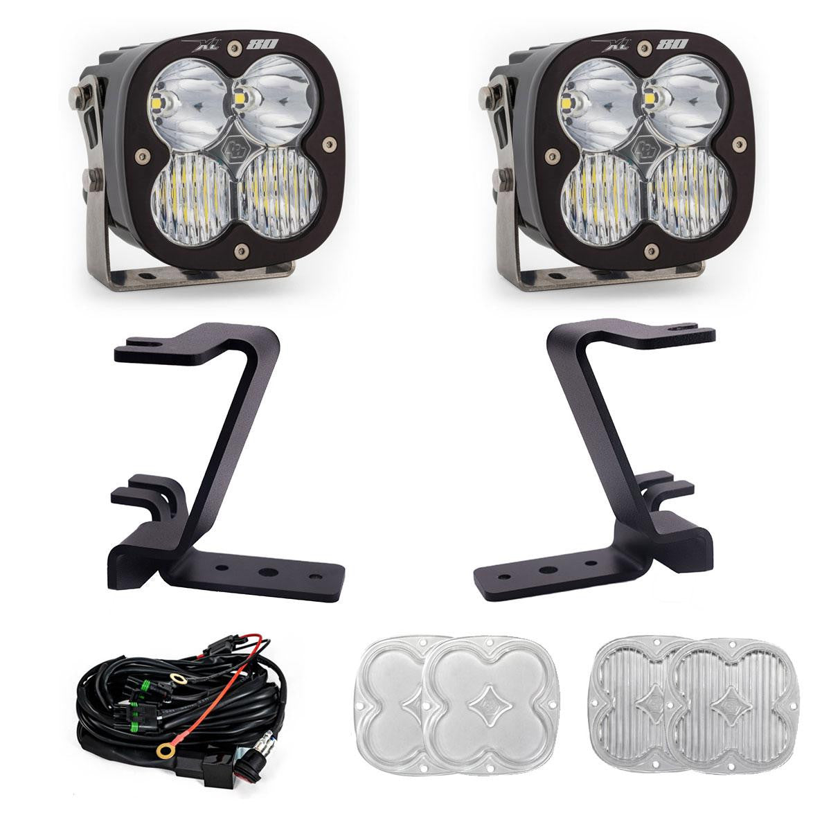 BAJA DESIGNS | XL SERIES A-Pillar Light Kit | 2023+ FORD SUPER DUTY