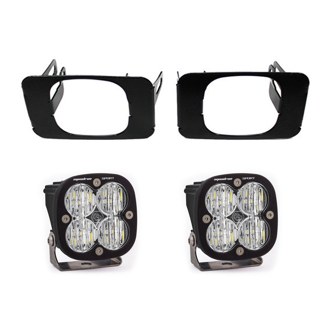BAJA DESIGNS | Ford Squadron Sport Fog Pocket Light Kit | Ford 2015-21 F-150, F-250, F-350