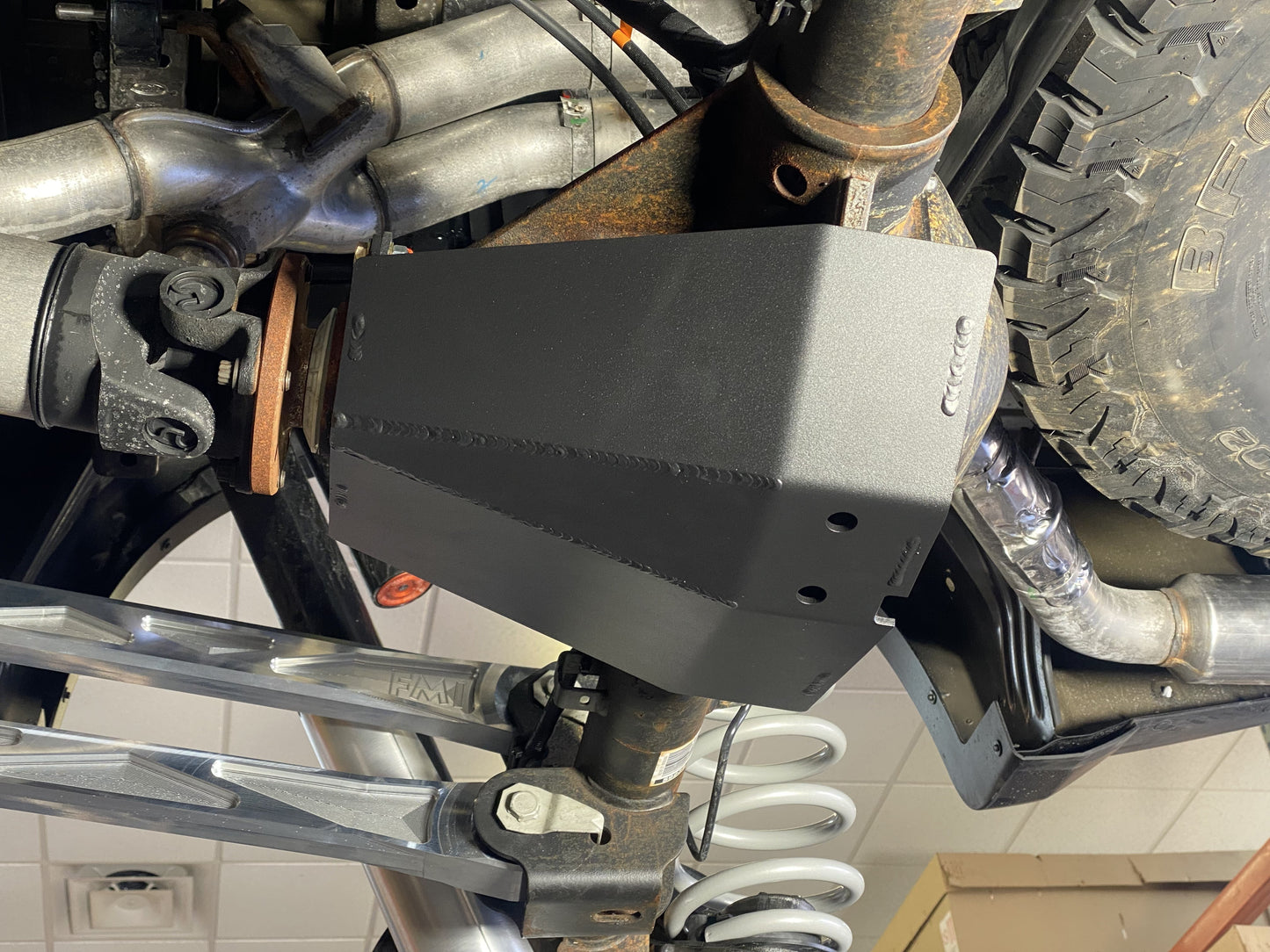 FOUTZ MOTORSPORTS - Rear Differential Skid Plate Kit (17-24 RAPTOR)