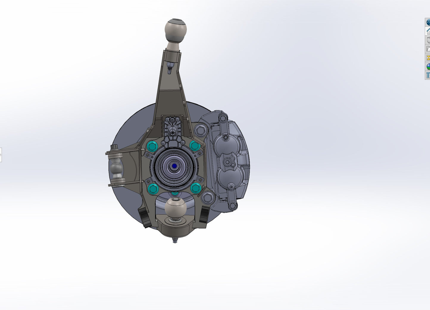 FOUTZ MOTORSPORTS -Fabricated Front Spindle kit (21-24 GEN 3 RAPTOR)