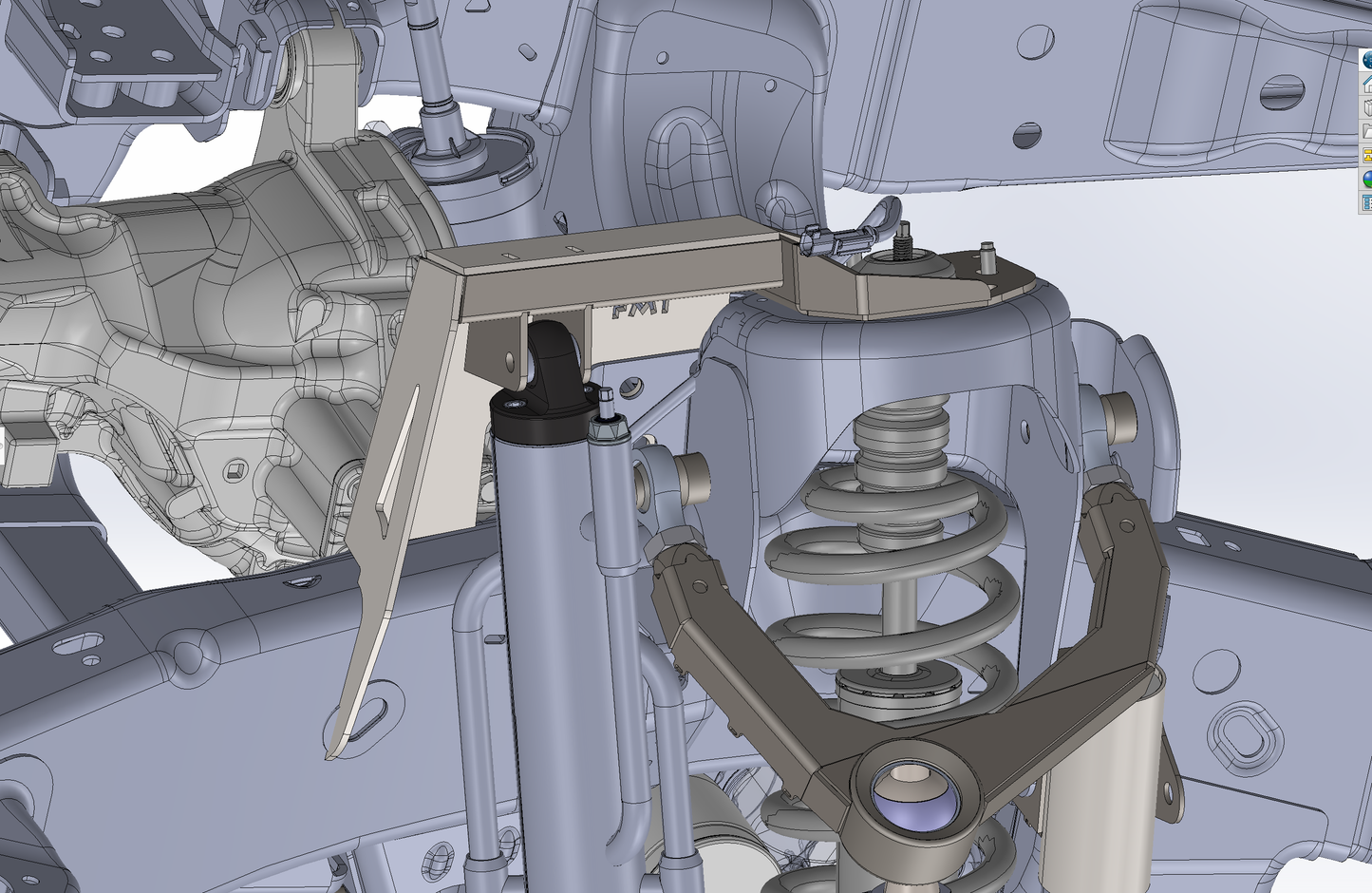 FOUTZ MOTORSPORTS - Fabricated Front Bypass Shock Mount Kit (21-24 Gen 3 Raptor )