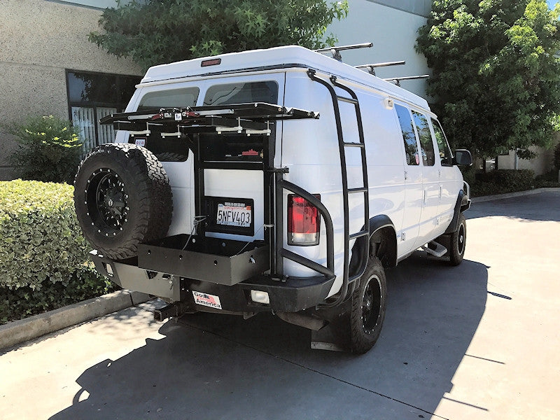 ALUMINESS - REAR BUMPER ( E-SERIES 1992+)