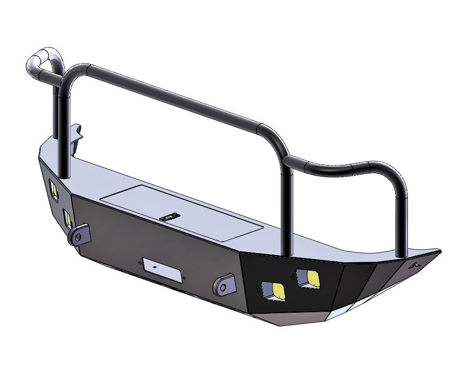 ALUMINESS - FRONT WINCH BUMPER (E-SERIES 2008+)