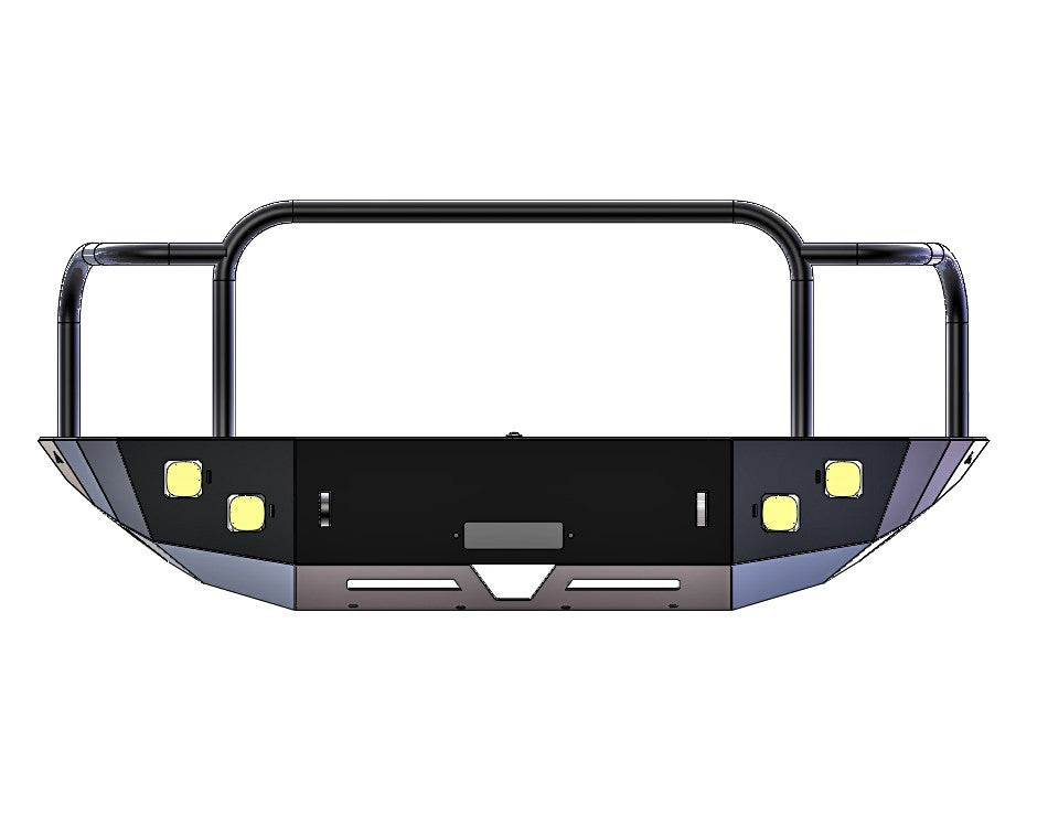 ALUMINESS - FRONT WINCH BUMPER (E-SERIES 2008+)