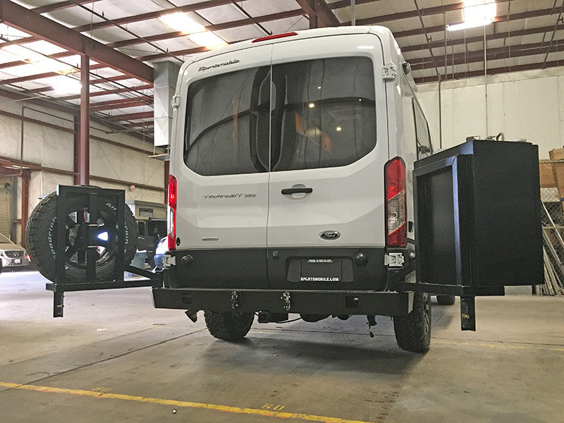 ALUMINESS - SLIMLINE REAR BUMPER (TRANSIT 2015-19)