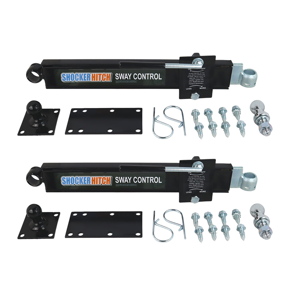 Shocker Air Equalizer & Sway Control Round Bar WD Hitch