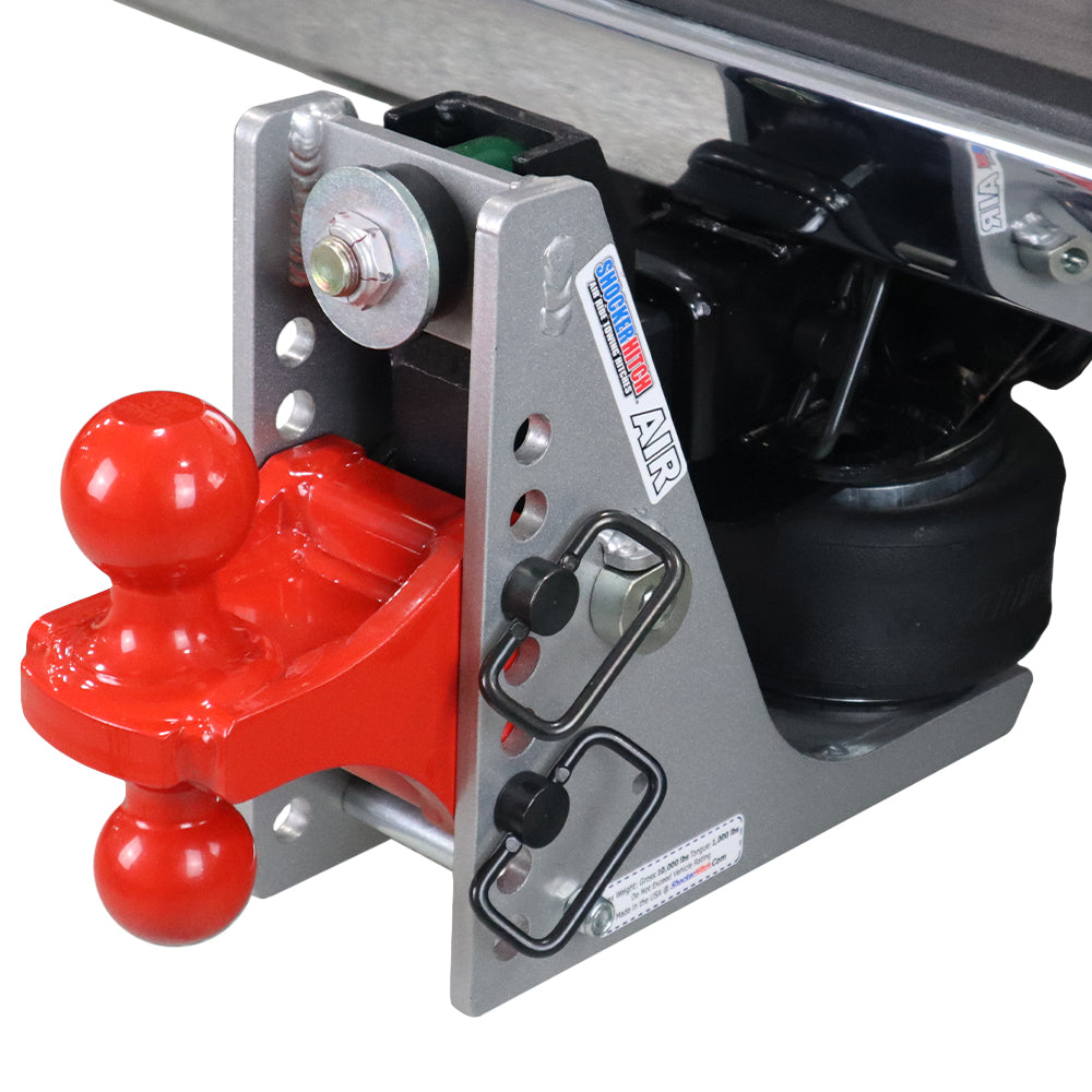 Shocker Streamline 10K Aluminum Air Hitch with Combo Ball Mount (2″ & 2-5/16″ Balls)