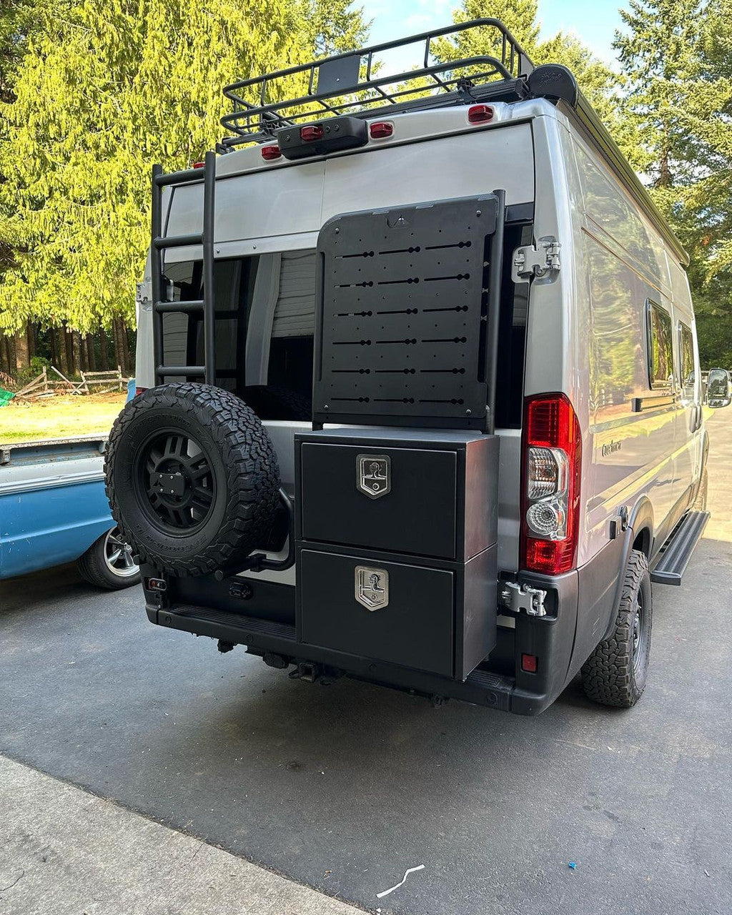 ALUMINESS PROMASTER REAR DOOR LADDER