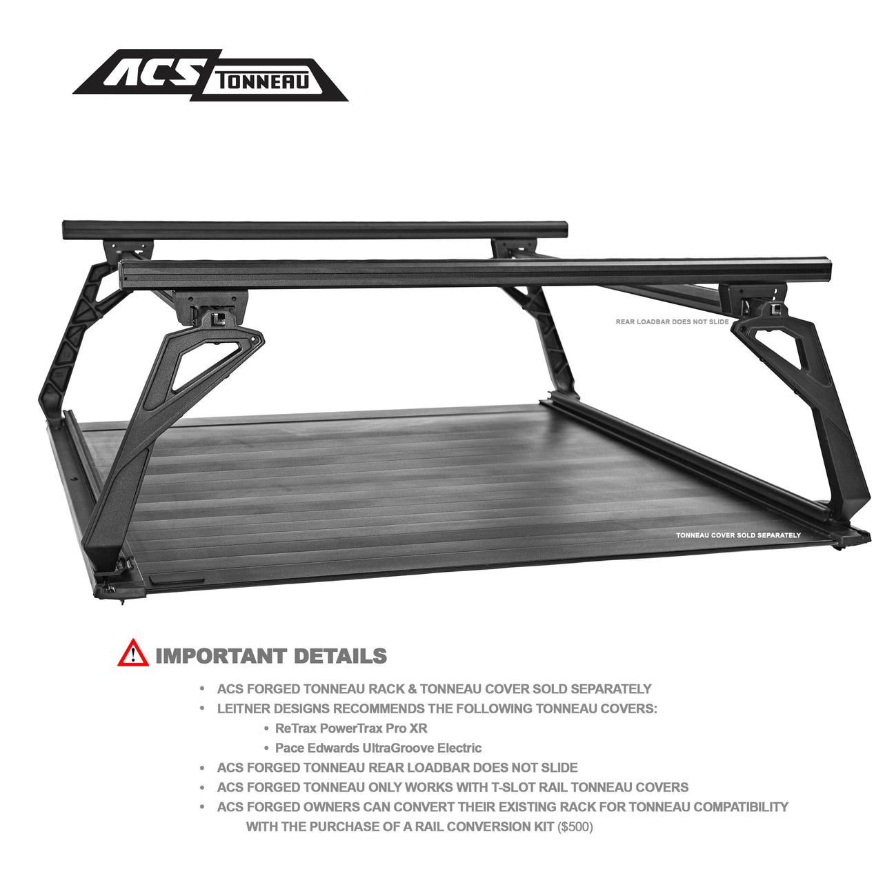 LEITNER ACTIVE CARGO SYSTEM - FORD TRUCKS (TONNEAU VERSION)