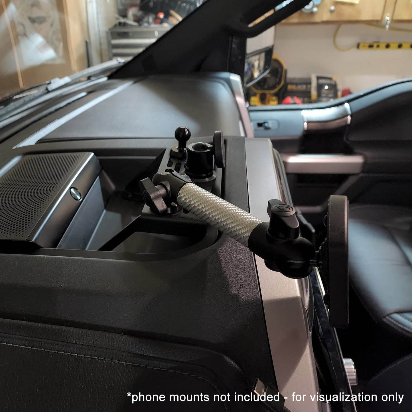 BUILTRIGHT INDUSTRIES - DASH MOUNT (2022 SUPER DUTY 12" SCREEN)