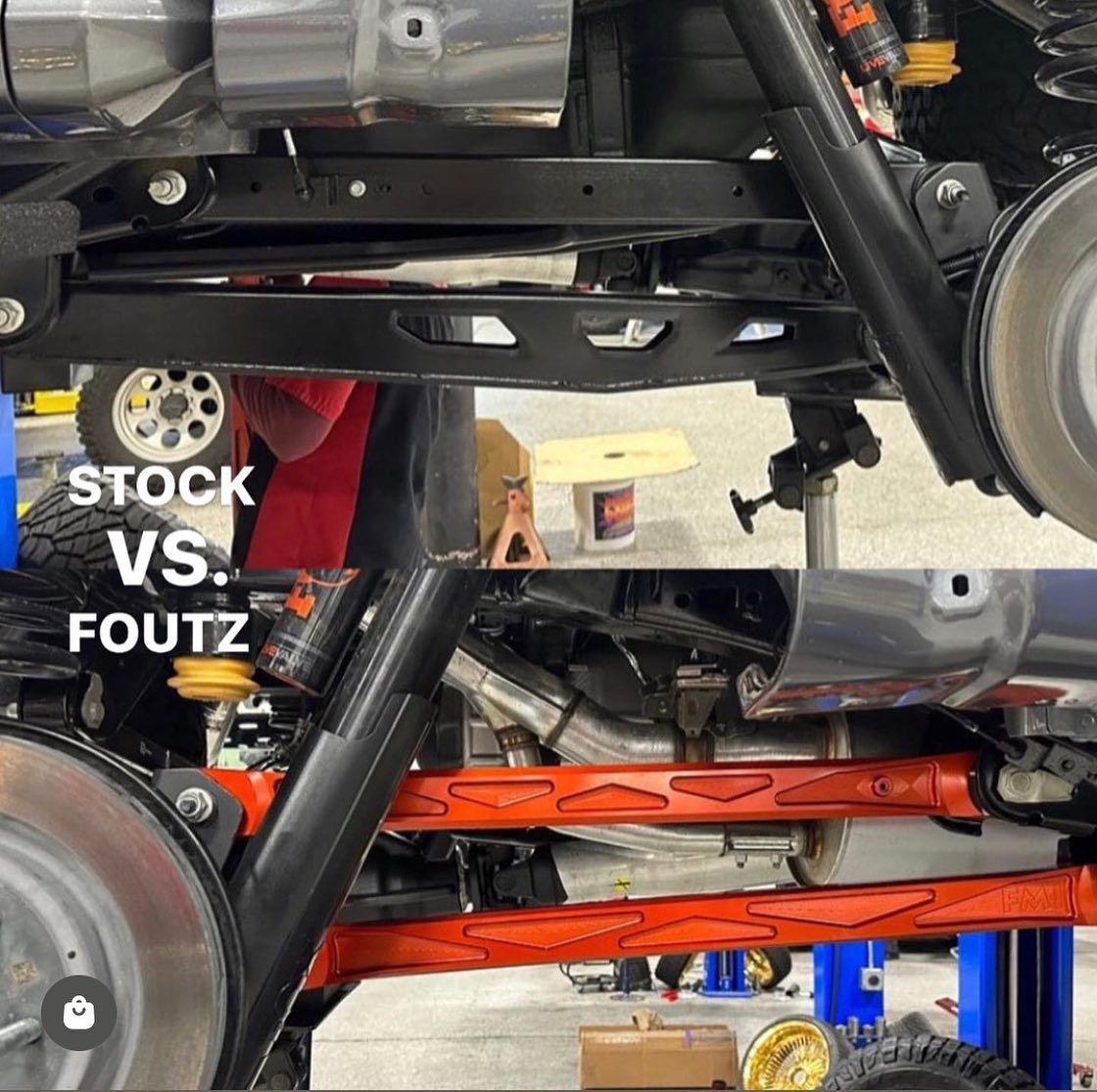 FOUTZ MOTORSPORTS - Billet Aluminum Rear Suspension Arms with Ultra-Flex Joints ( 21-24 RAPTOR)