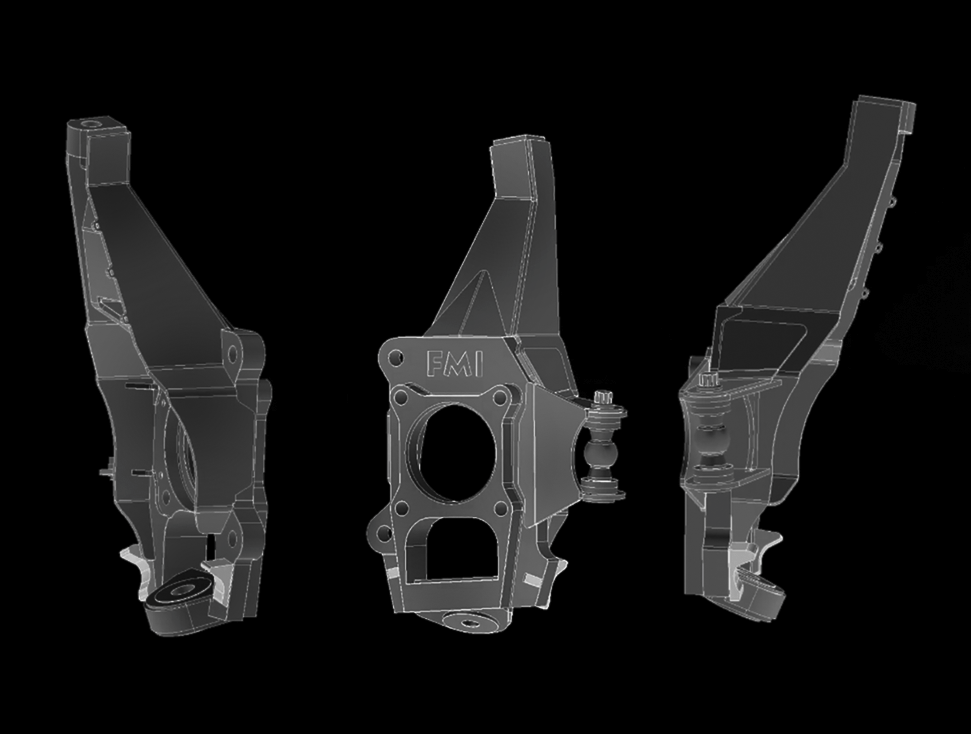 FOUTZ MOTORSPORTS -Fabricated Front Spindle kit (21-24 GEN 3 RAPTOR)