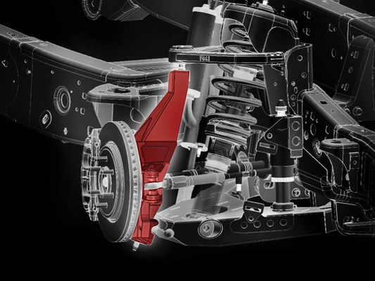 FOUTZ MOTORSPORTS -Fabricated Front Spindle kit (21-24 GEN 3 RAPTOR)