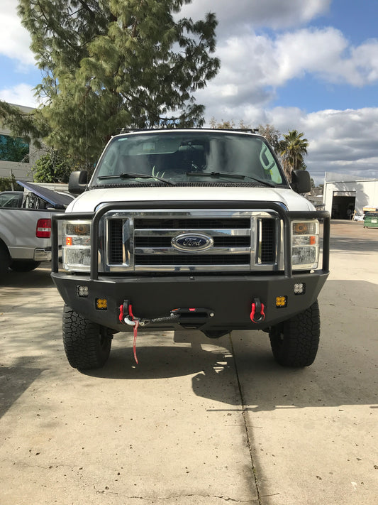 ALUMINESS - FRONT WINCH BUMPER (E-SERIES 2008+)