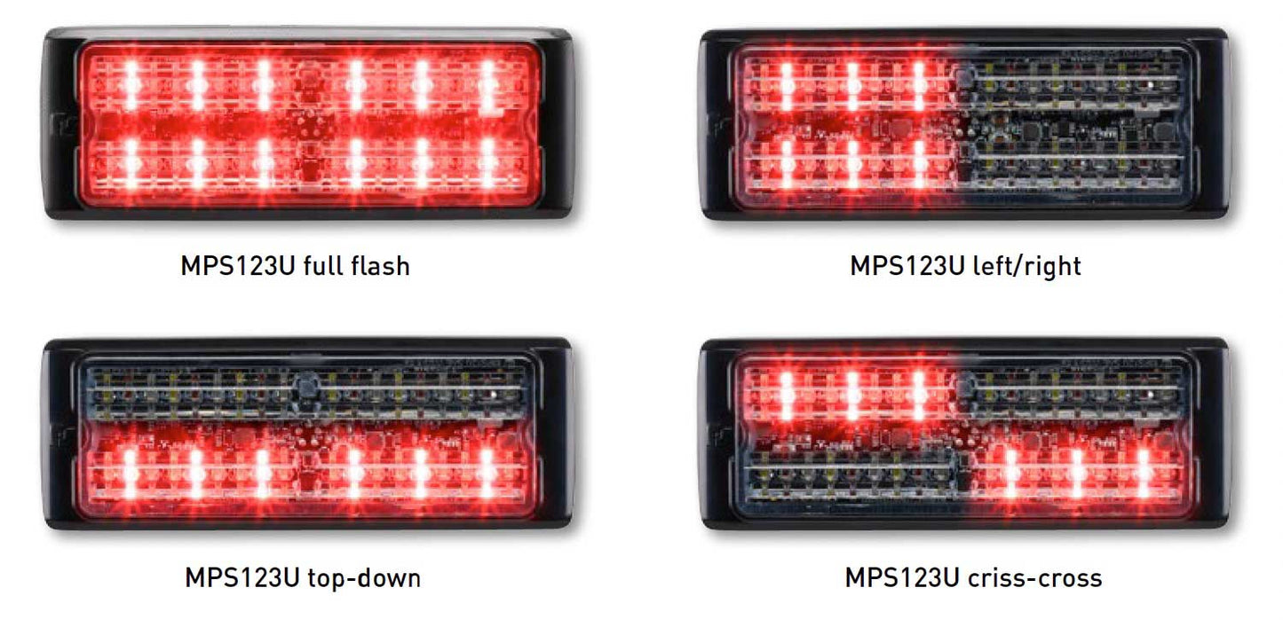 Federal Signal - Micropulse Ultra 12 Warning Light (Red Amber White)