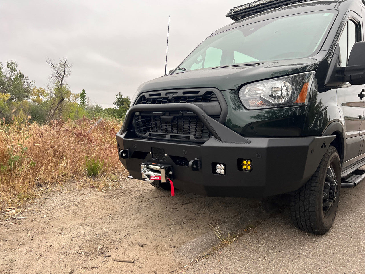ALUMINESS - FRONT WINCH BUMPER (TRANSIT 2020+)