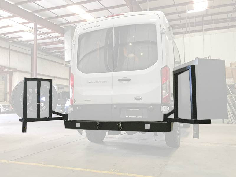 ALUMINESS - SLIMLINE REAR BUMPER (TRANSIT 2015-19)