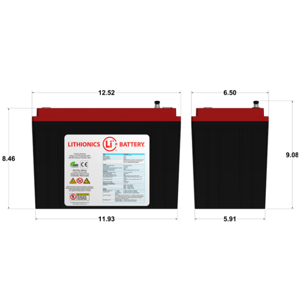 LITHIONICS BATTERY 12V