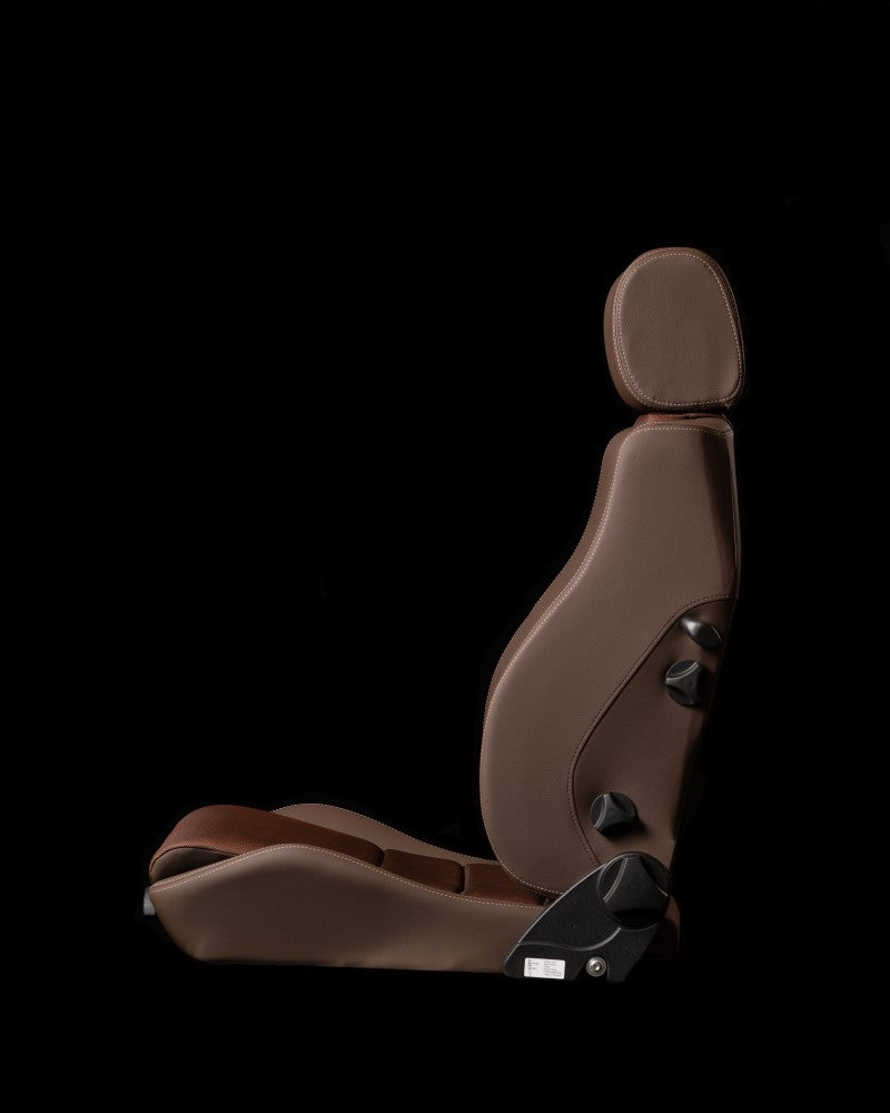 Scheel Mann Brown Cloth Seat
