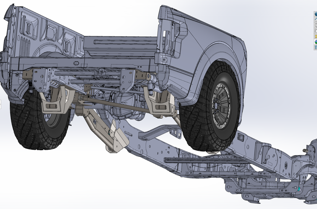 FOUTZ MOTORSPORTS - Long Travel Rear Suspension Kit( 21-24 Gen 3 Raptor)