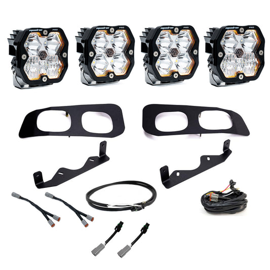 Baja Designs - Squadron Pro 2.0 Dual Fog Pocket Light Kit - Ford 2023-2026 Super Duty