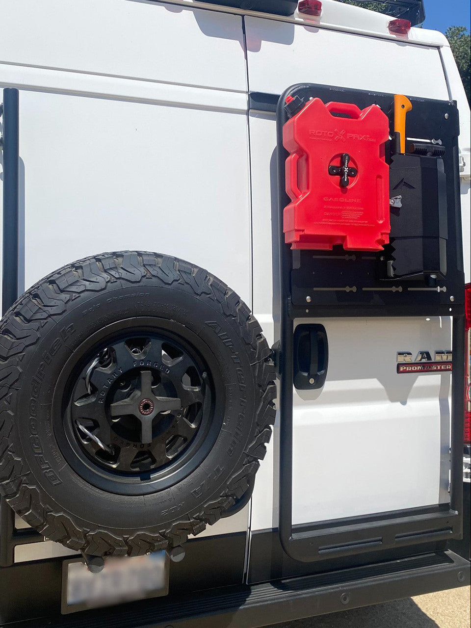 ALUMINESS - BASERACK (Box and Bike Rack Carrier) FOR PROMASTER