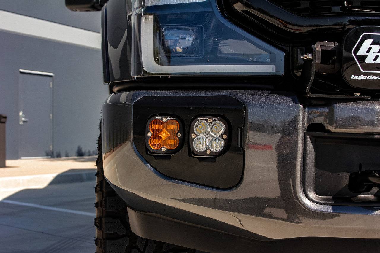 BAJA DESIGNS - Ford Squadron SAE/Pro Fog Pocket Light Kit - Ford 2020-22 F-250/350 Super Duty