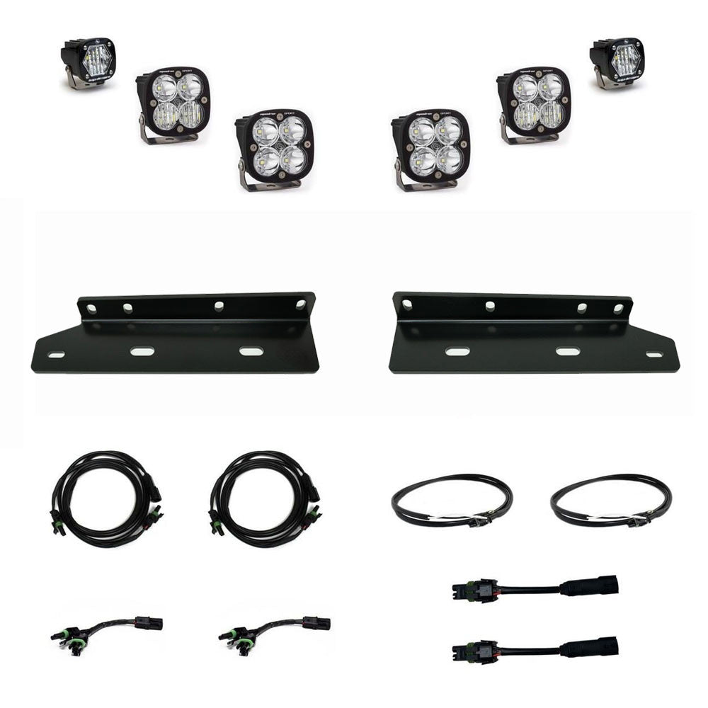 BAJA DESIGNS - Ford Squadron Sport/S1 Fog Pocket Light Kit - Ford 2021-24 F-150; NOTE: Raptor