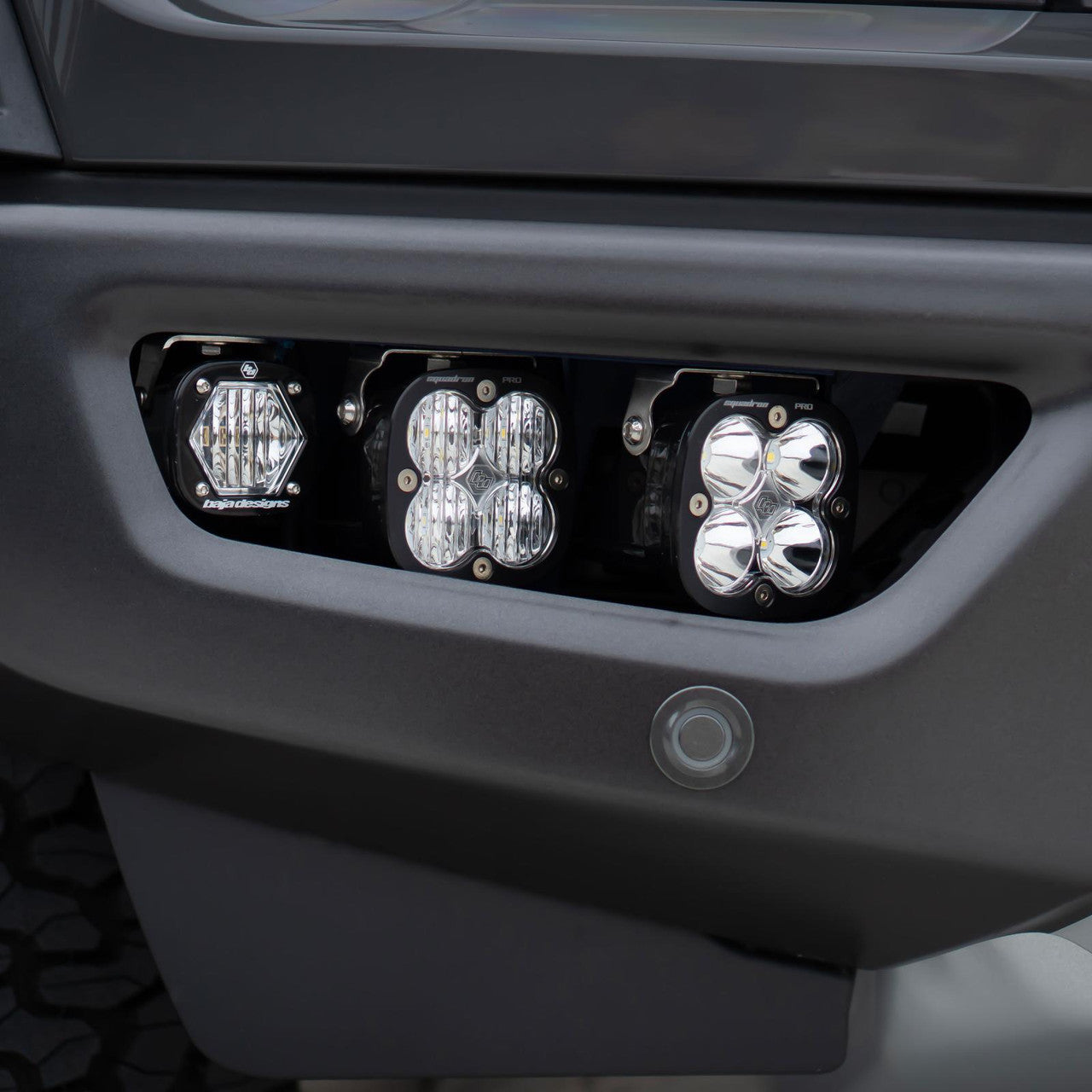 BAJA DESIGNS - Ford Squadron Sport/S1 Fog Pocket Light Kit - Ford 2021-24 F-150; NOTE: Raptor