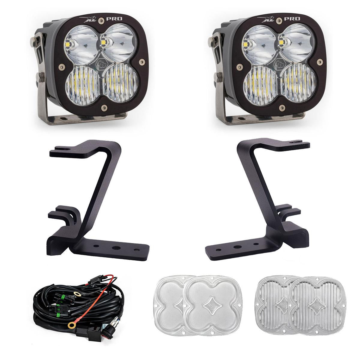 BAJA DESIGNS - XL A-Pillar Light Kit - 2023+ FORD SUPER DUTY