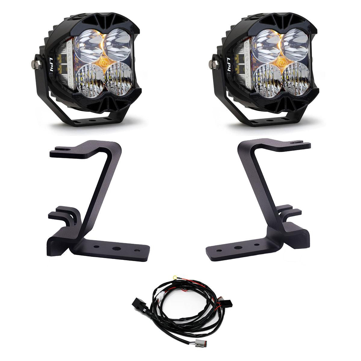 BAJA DESIGNS - LP4 A-Pillar Light Kit - 2023+ FORD SUPER DUTY