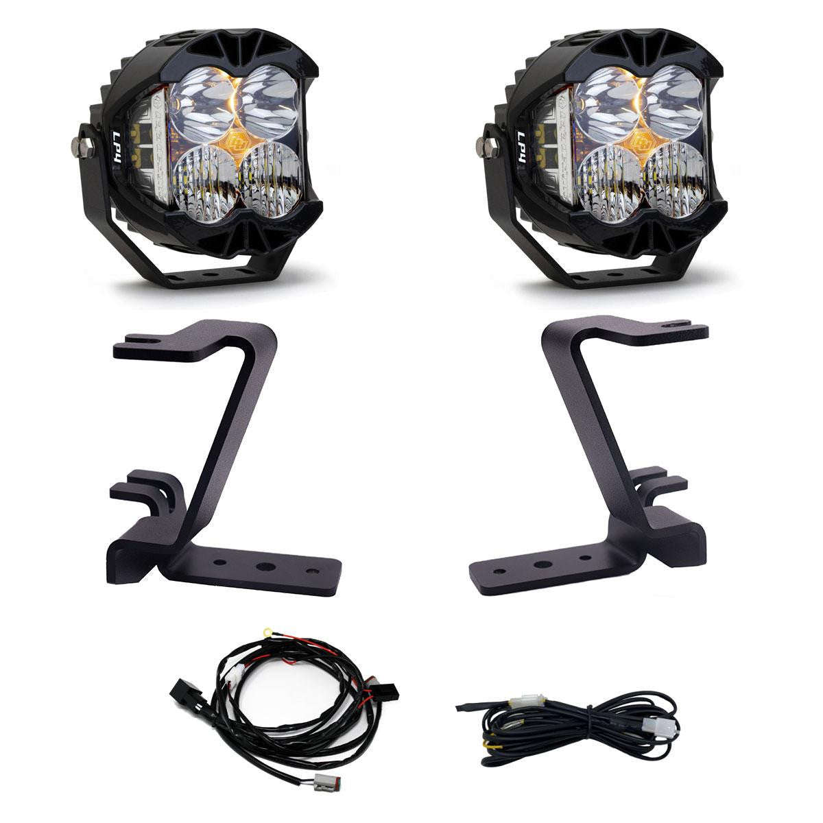 BAJA DESIGNS - LP4 A-Pillar Light Kit - 2023+ FORD SUPER DUTY