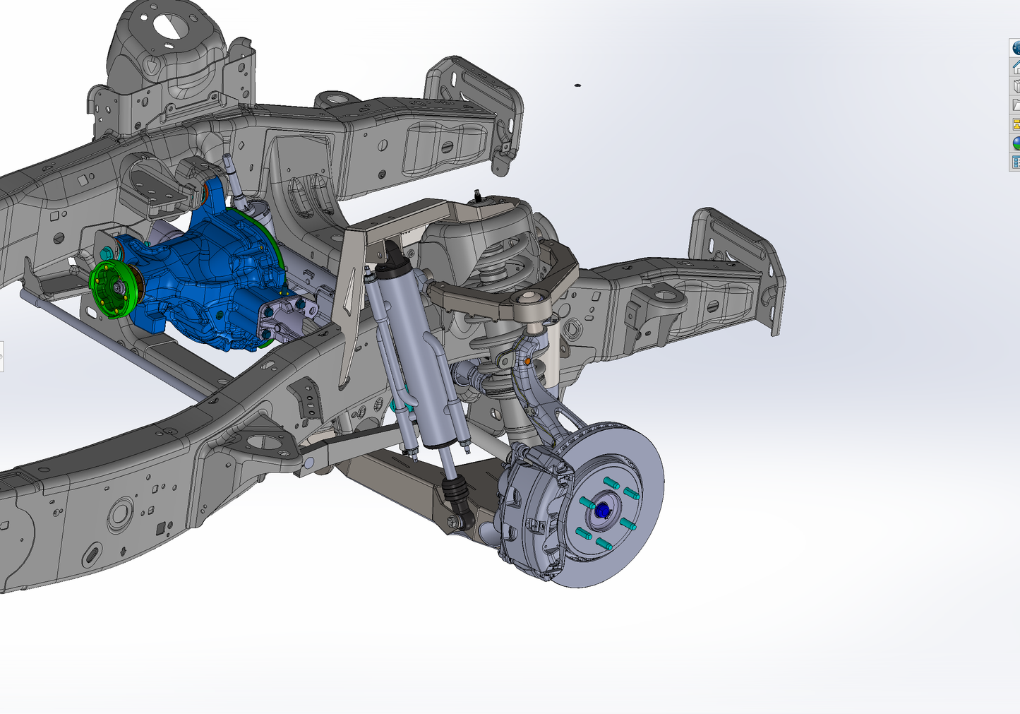 FOUTZ MOTORSPORTS - Raptor Mid Travel Front Suspension Kit w/ Billet Upper Arm (21-24 Raptor)