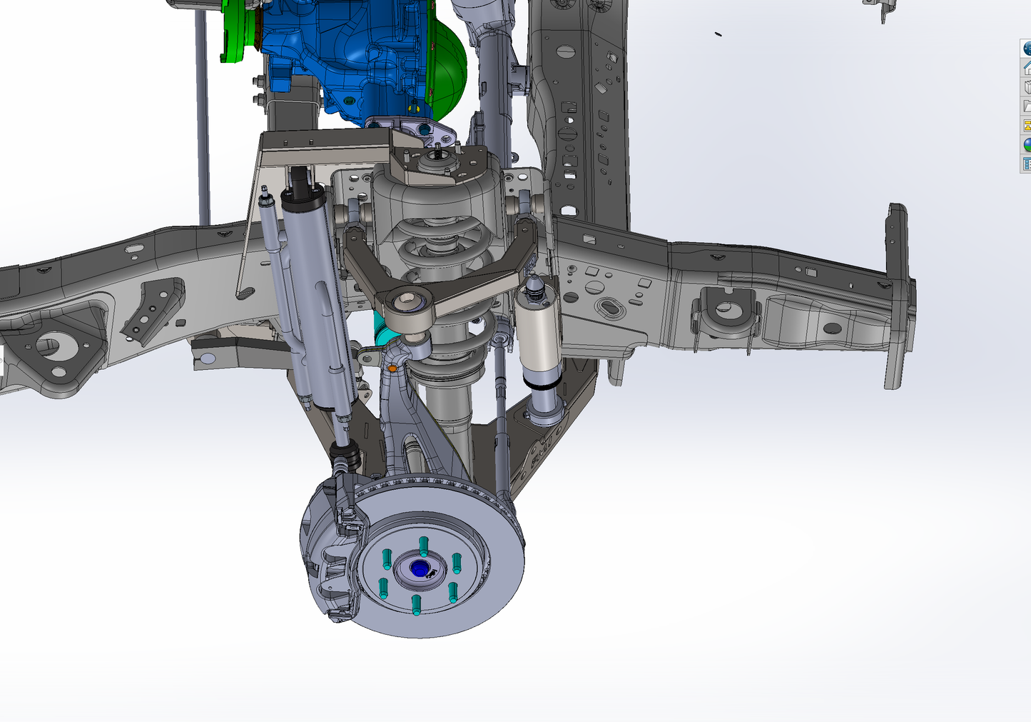FOUTZ MOTORSPORTS - Raptor Mid Travel Front Suspension Kit w/ Billet Upper Arm (21-24 Raptor)