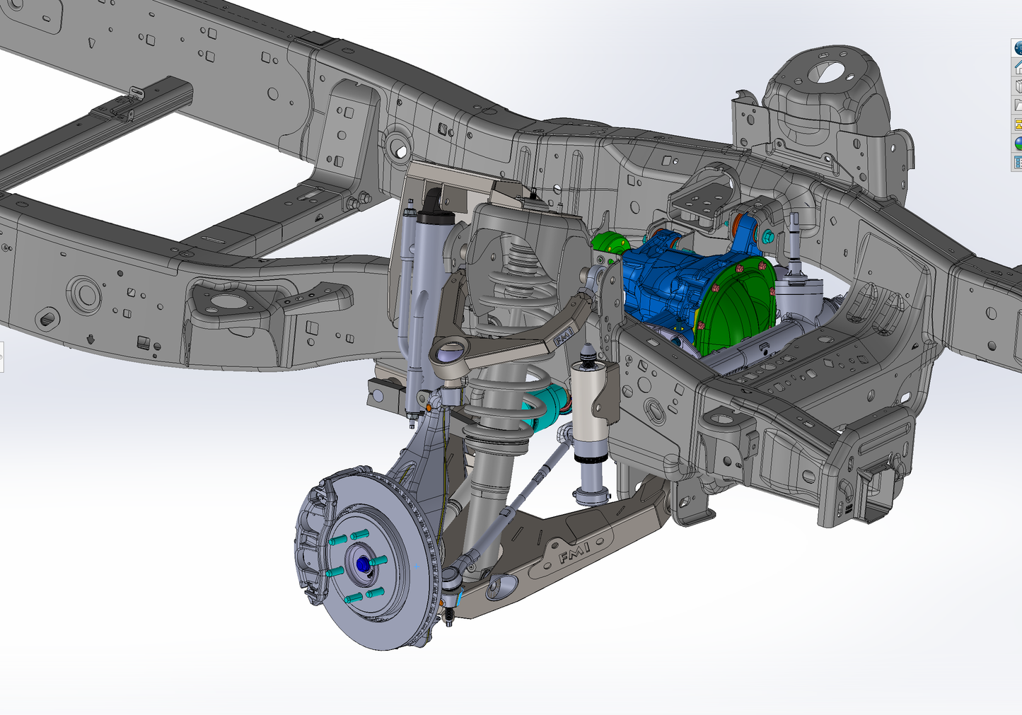FOUTZ MOTORSPORTS - Raptor Mid Travel Front Suspension Kit w/ Billet Upper Arm (21-24 Raptor)