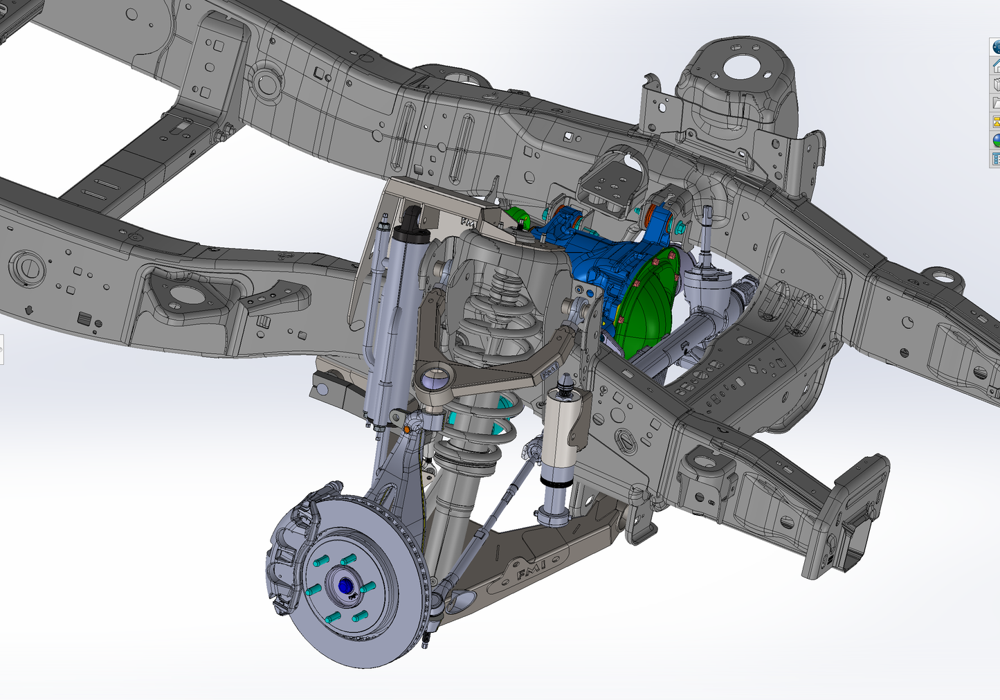 FOUTZ MOTORSPORTS - Raptor Mid Travel Front Suspension Kit w/ Billet Upper Arm (21-24 Raptor)