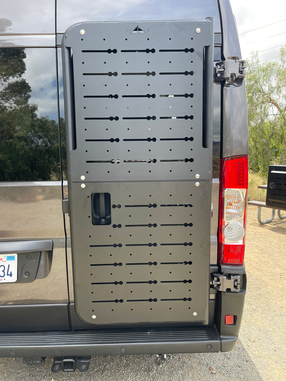 ALUMINESS BackPACK REAR DOOR PLATES FOR PROMASTER