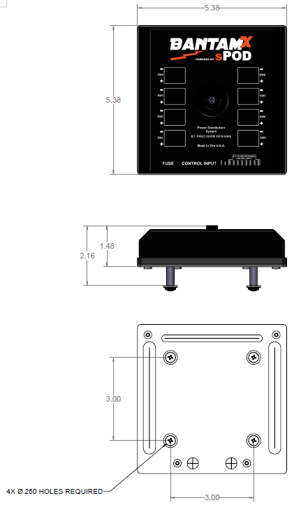 BANTAMX TOUCHSCREEN - UNIVERSAL