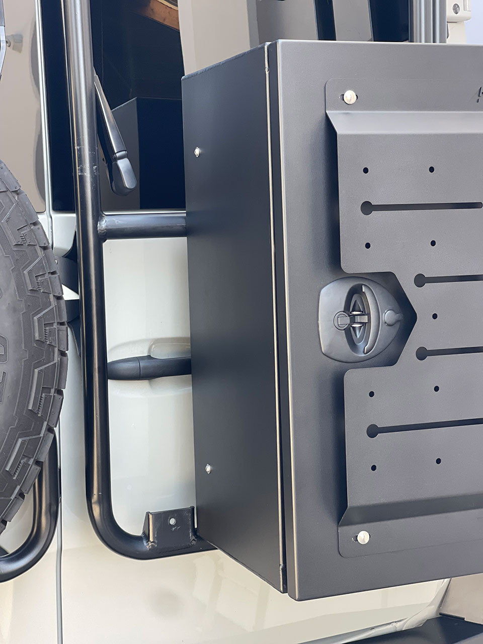 Overland Sprinter Rear Door Rack ALUMINESS - REAR DOOR BASERACK UNIT (Sprinter 2019+)