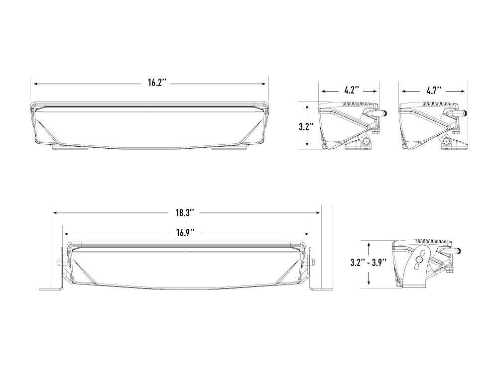 Triple R - Air-90 Lightbar